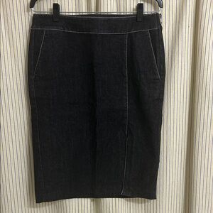 Lauren Ralph Lauren Dark Denim Pencil Skirt